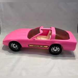 vintage 1980s pink Barbie Corvette convertible, specifically Item #798